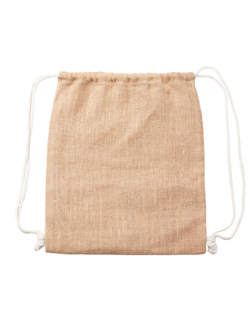 Plecak jutowy Eco-Pure, brązowy 