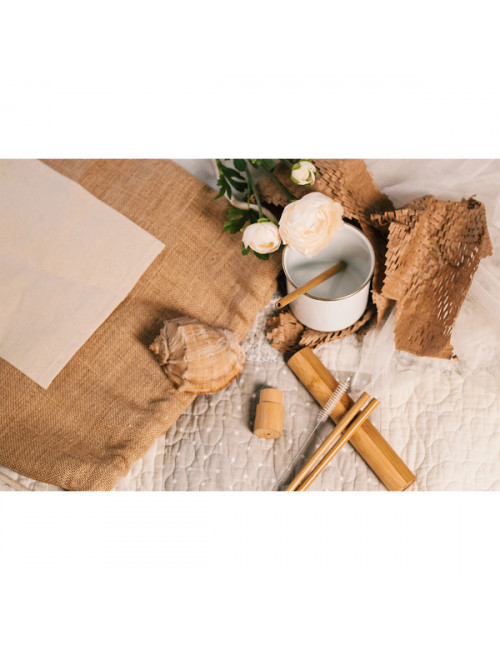 Plecak jutowy Eco-Pure, brązowy 