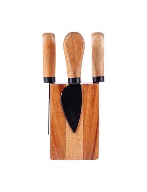 Zestaw serowy Piacenza, brązowy