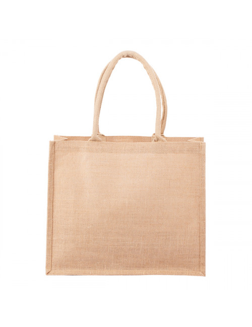 Torba na zakupy z juty Natural Shopper, beżowy 