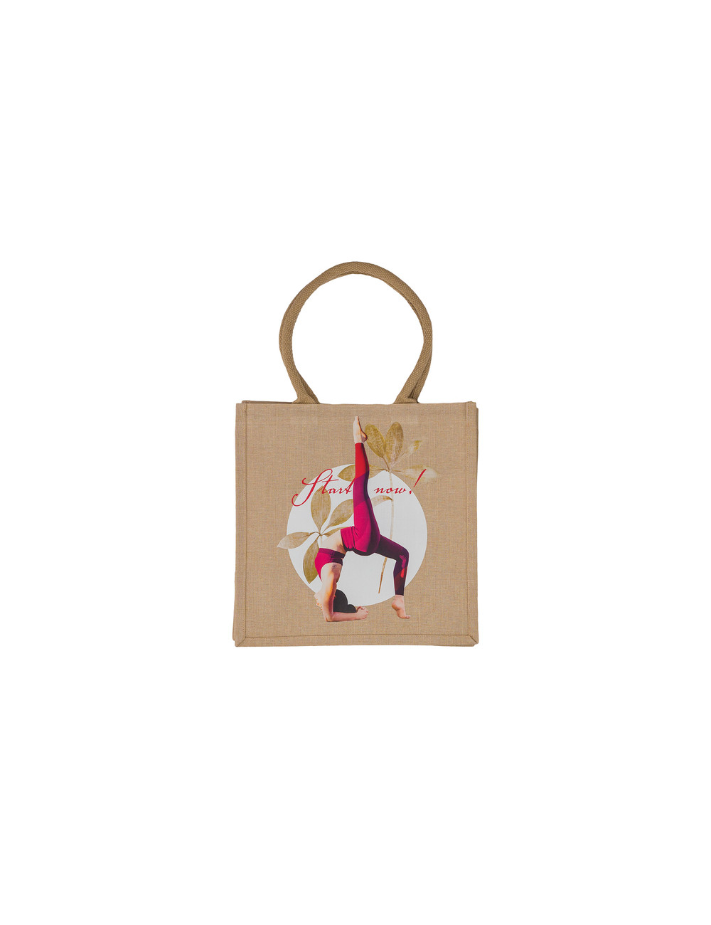 Torba na zakupy z juty Natural Shopper, beżowy 