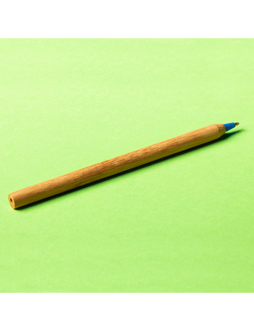 Długopis bambusowy Chavez, niebieski 