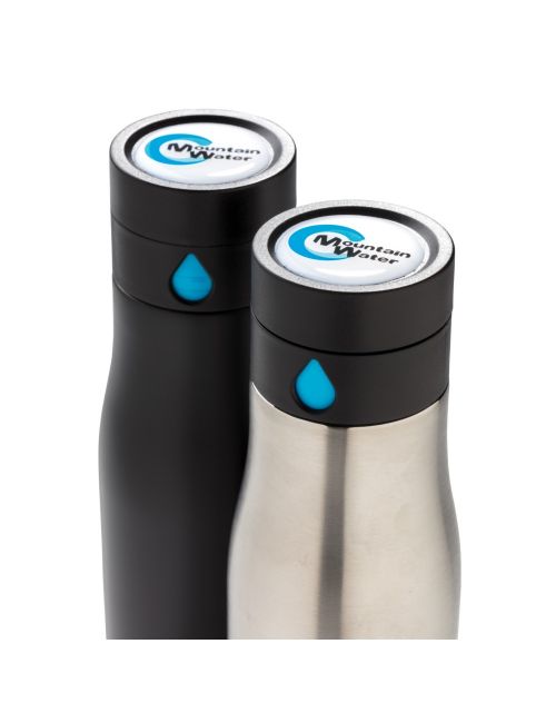 Butelka sportowa 650 ml Aqua, monitorująca ilość wypitej wody