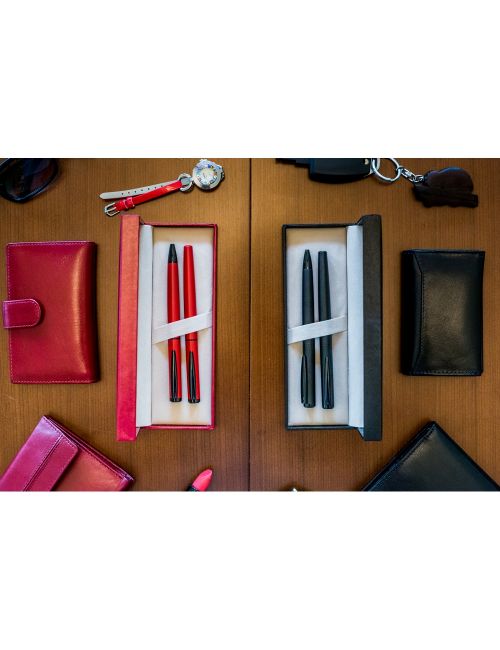 Zestaw piśmienny Mauro Conti, długopis i pióro kulkowe | Sarah