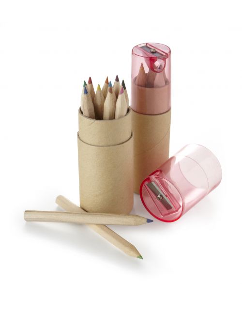 Zestaw kredek, temperówka