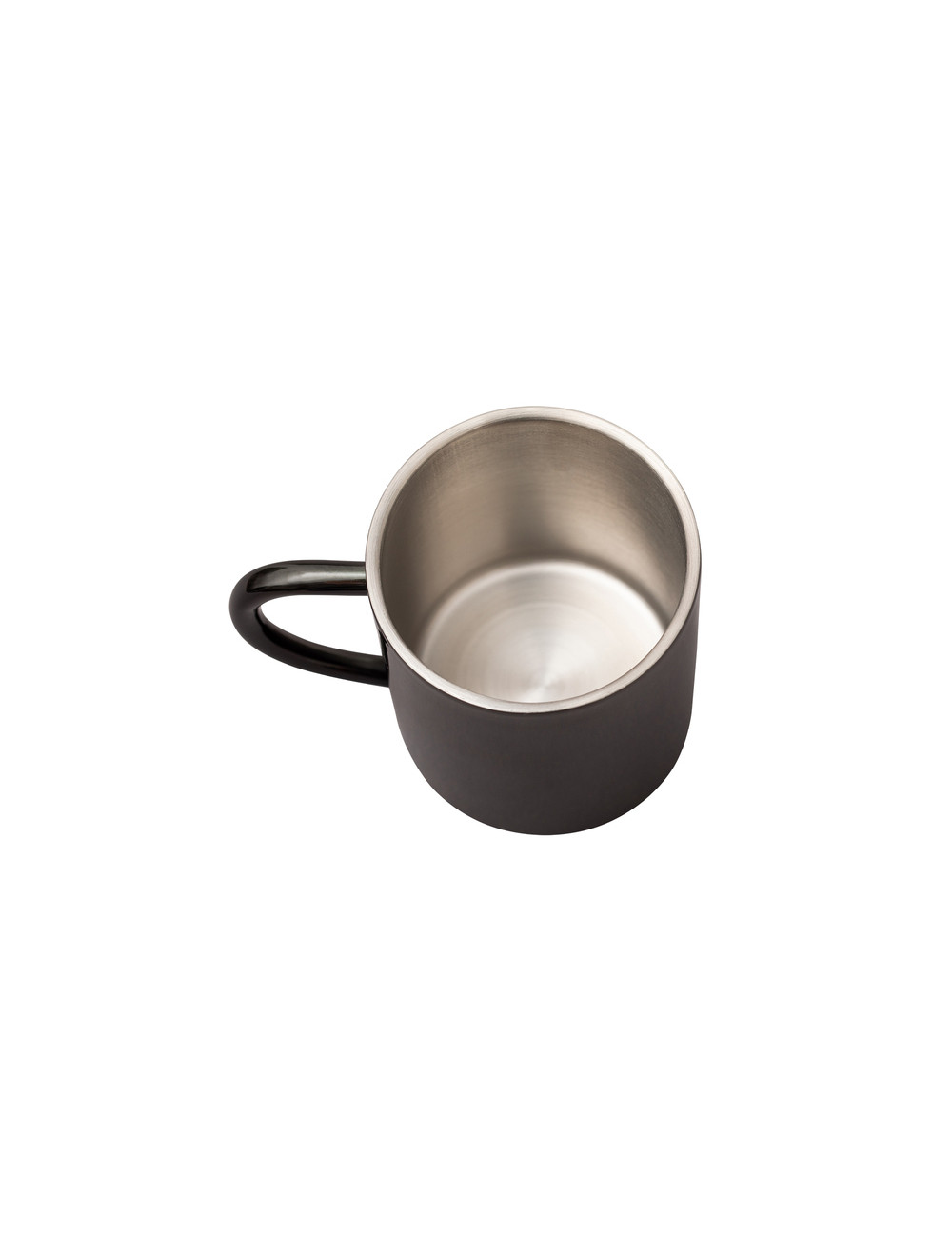 Kubek stalowy Stalwart 240 ml, czarny 