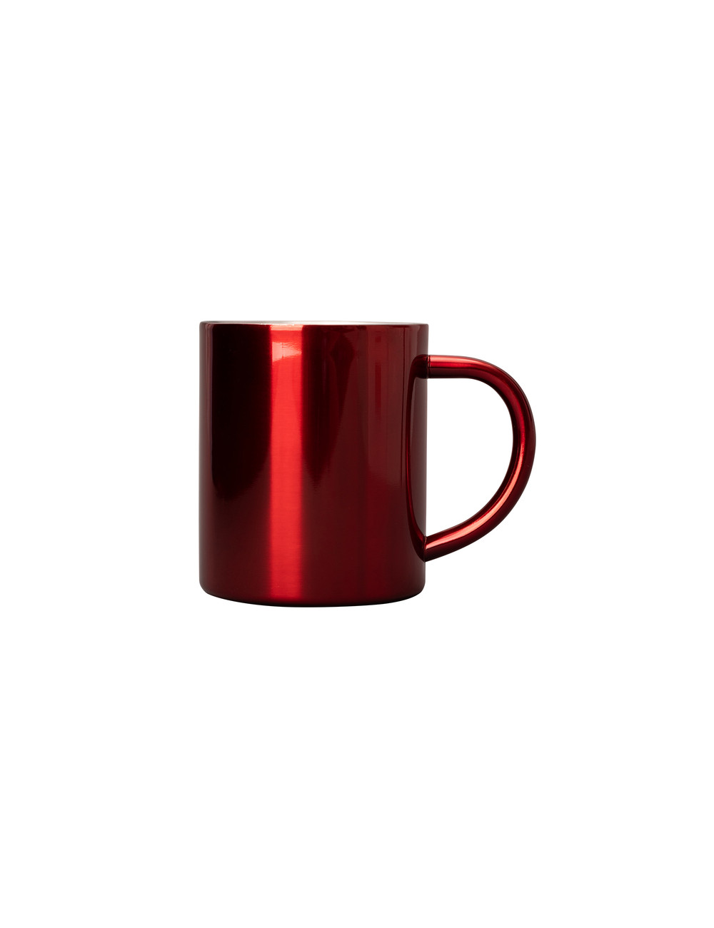 Kubek stalowy Stalwart 240 ml, czerwony 