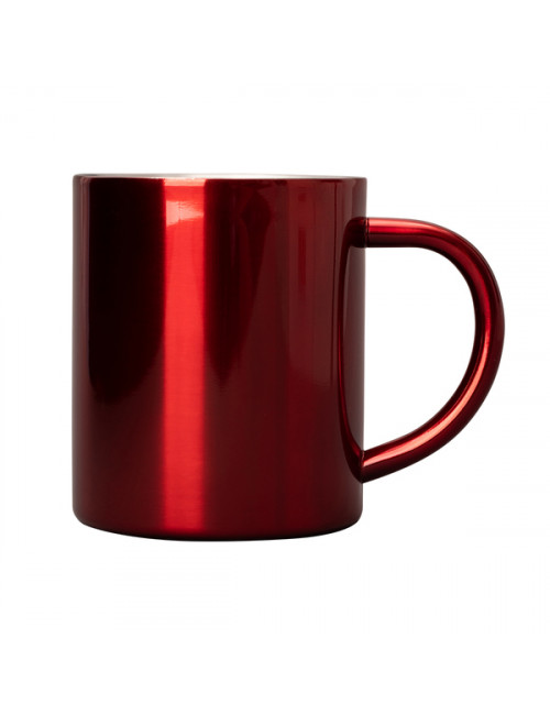 Kubek stalowy Stalwart 240 ml, czerwony 