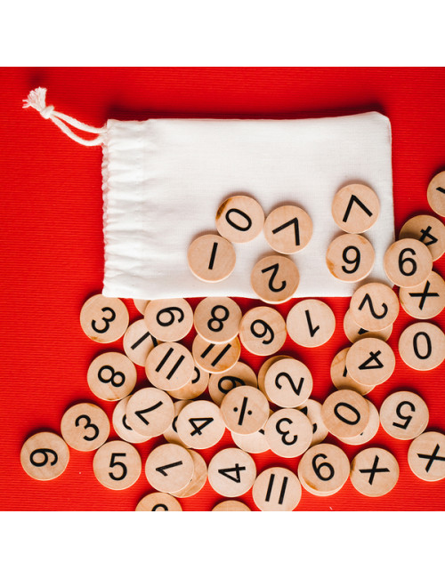 Zestaw do nauki liczenia Count-me-in, beżowy 