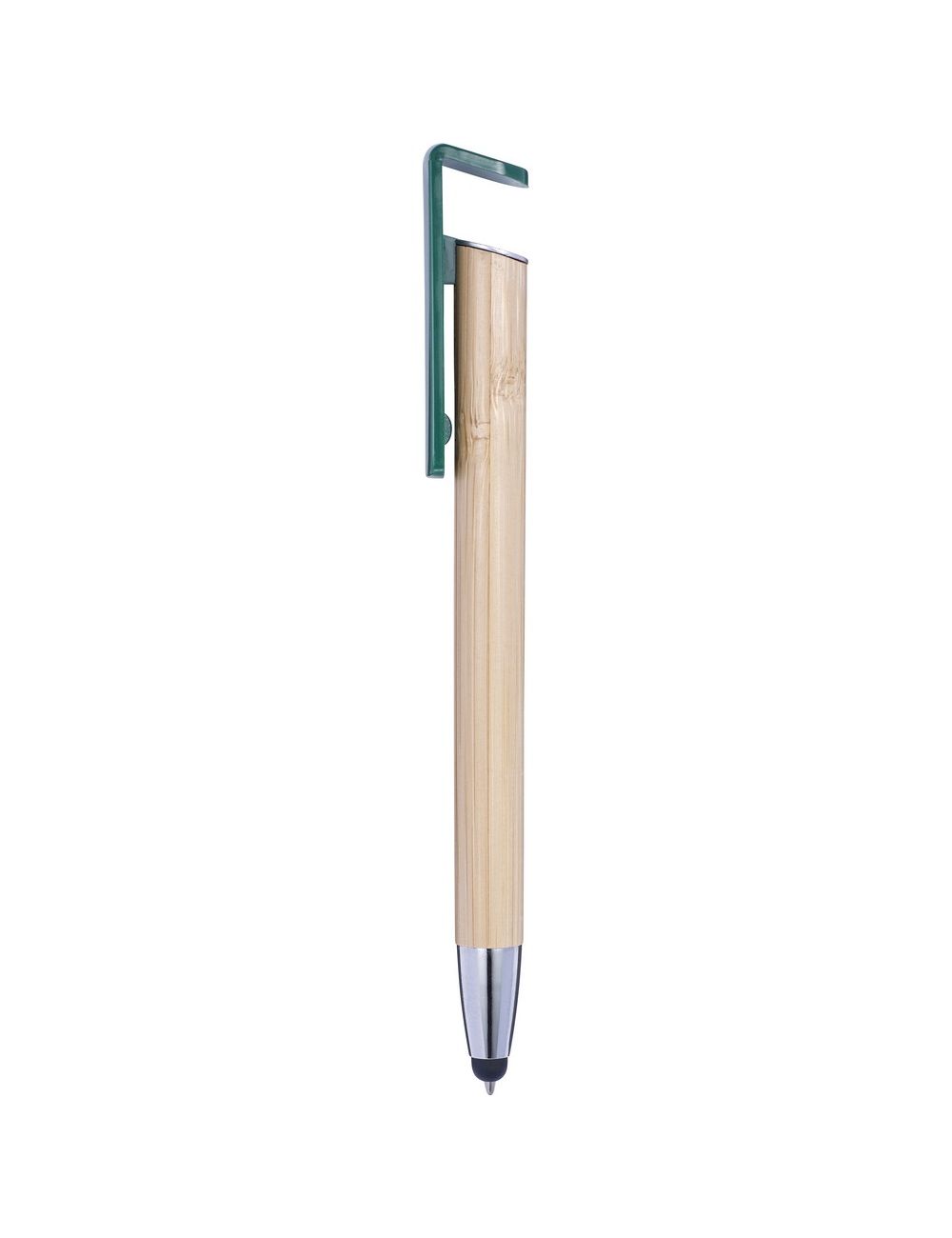 Bambusowy długopis, touch pen, stojak na telefon