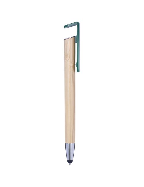 Bambusowy długopis, touch pen, stojak na telefon