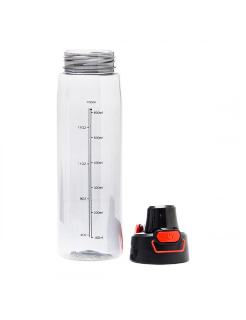 Pojemnik próżniowy 1000 ml Barry, czerwony/transparentny