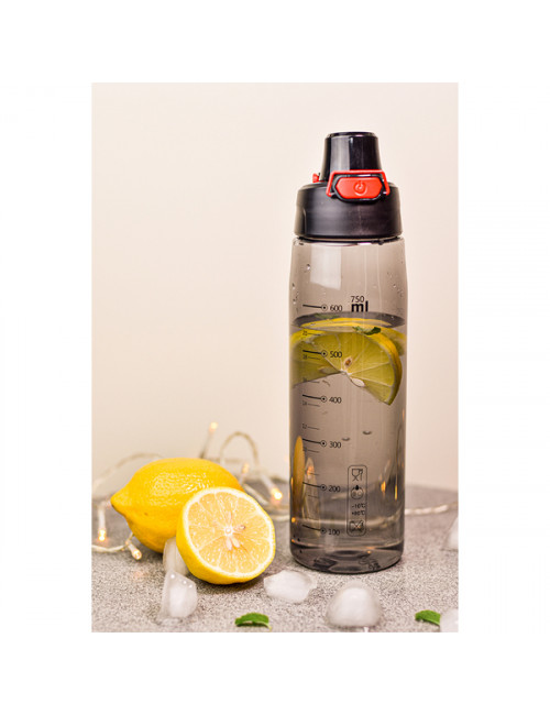 Pojemnik próżniowy 1000 ml Barry, czerwony/transparentny