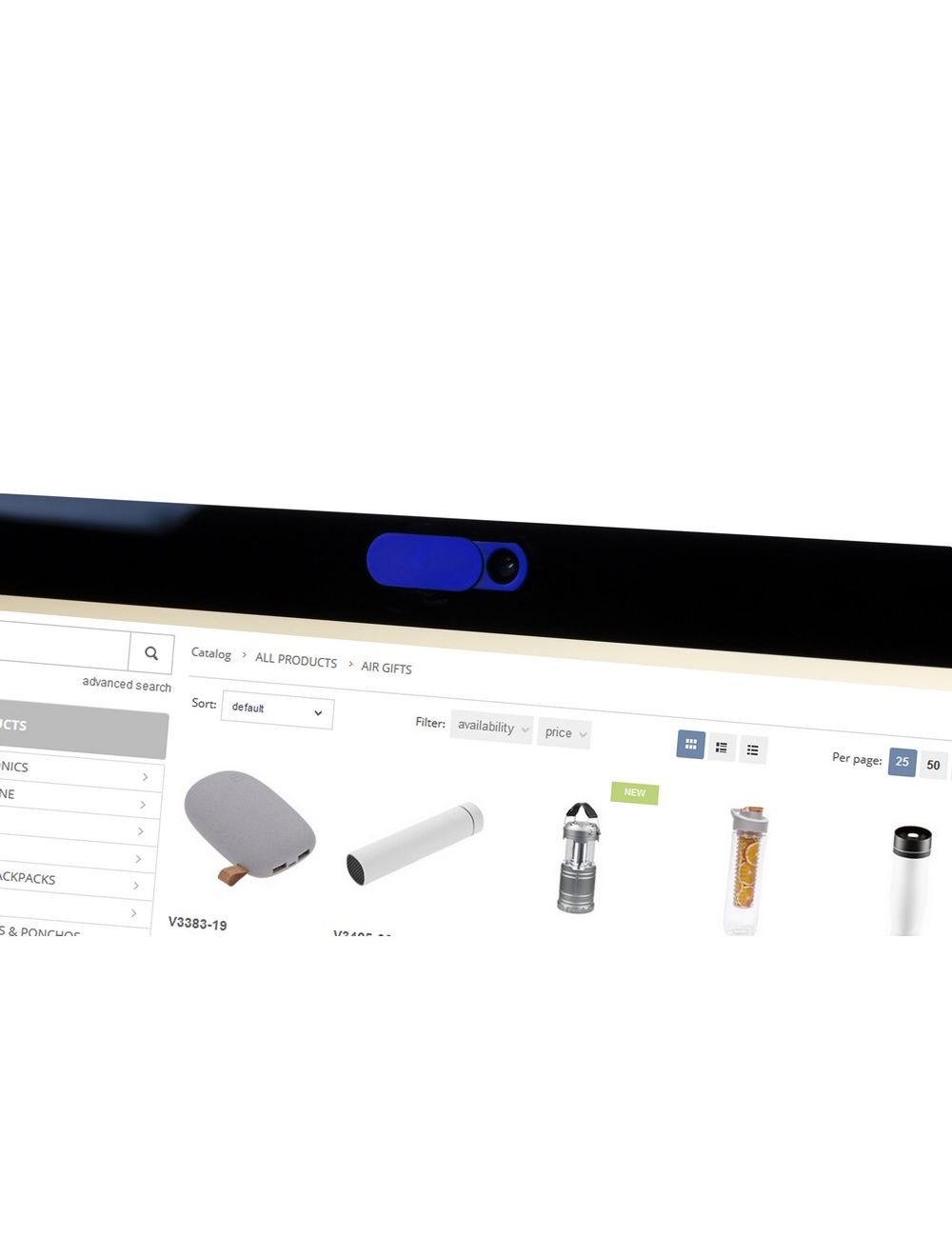 Zasłona na kamerę internetową