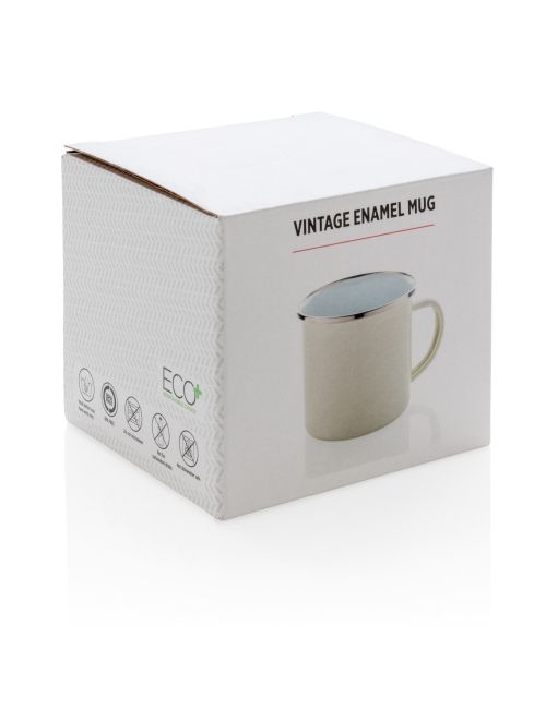 Emaliowany kubek 350 ml w stylu vintage