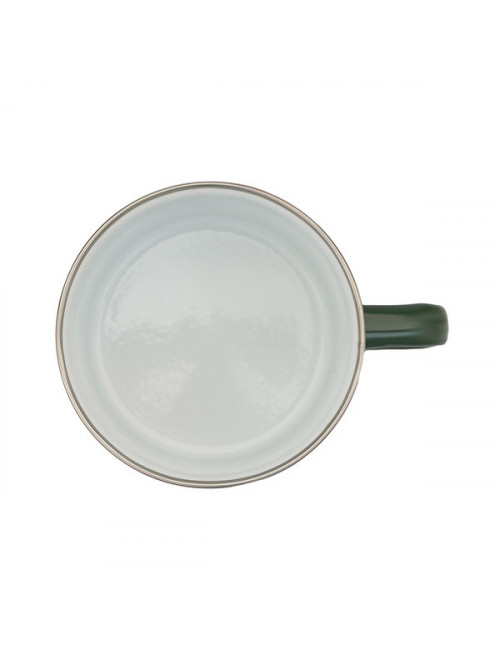 Kubek emaliowany Oldschool 500 ml, zielony 