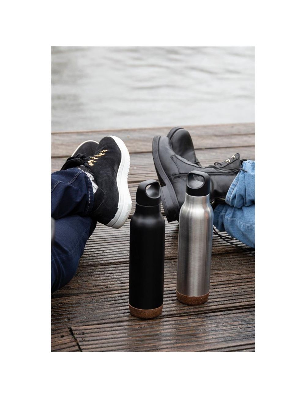 Butelka termiczna 600 ml z korkowym elementem