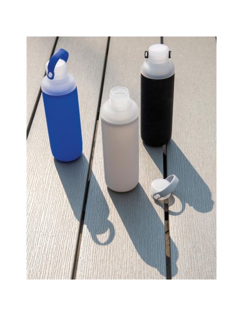 Szklana butelka 500 ml w pokrowcu