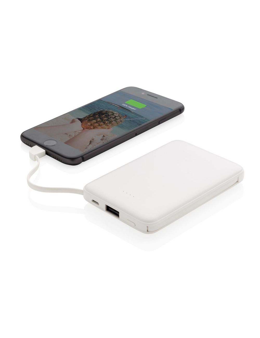 Power bank 5000 mAh, zintegrowany kabel 3 w 1