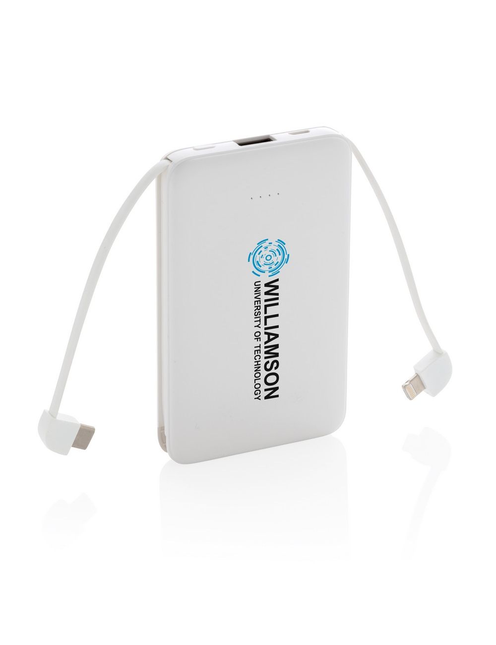 Power bank 5000 mAh, zintegrowany kabel 3 w 1