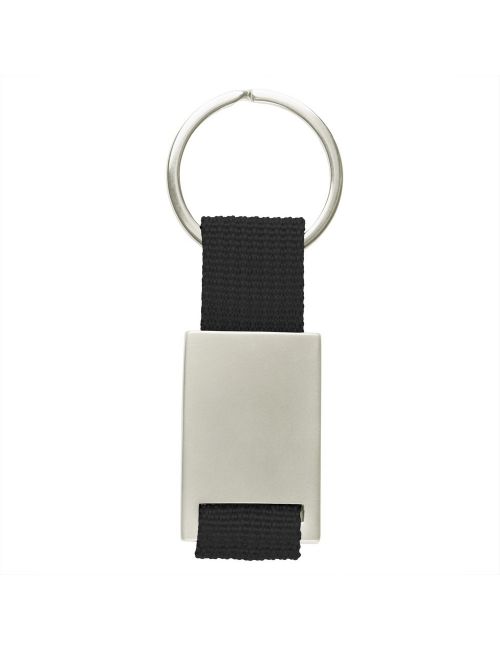 Brelok do kluczy z metalową plakietką | Preston