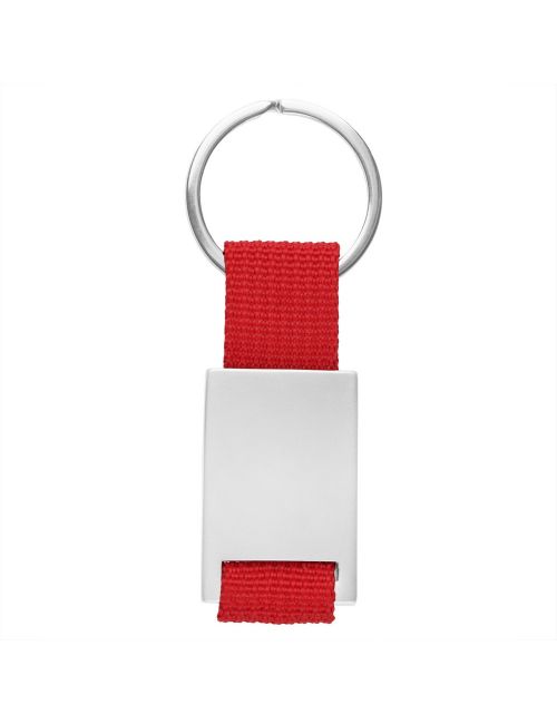 Brelok do kluczy z metalową plakietką | Preston