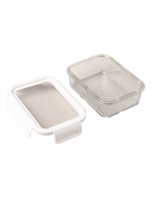 Lunch box Delect 900 ml, biały/transparentny