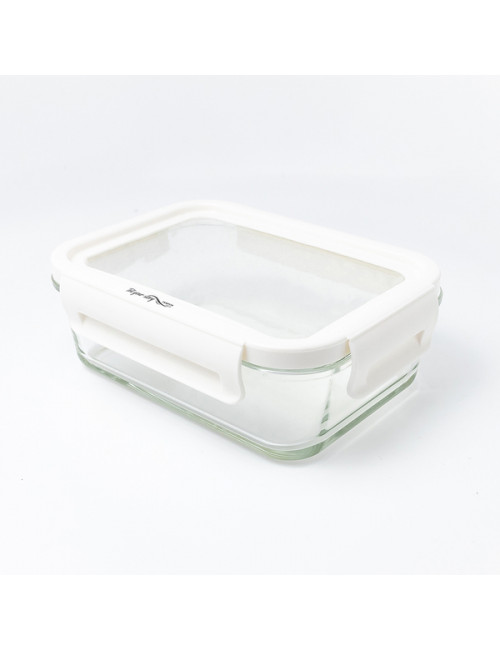 Lunch box Delect 900 ml, biały/transparentny