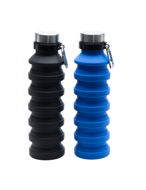 Składany bidon sportowy Makalu 550ml, czarny 