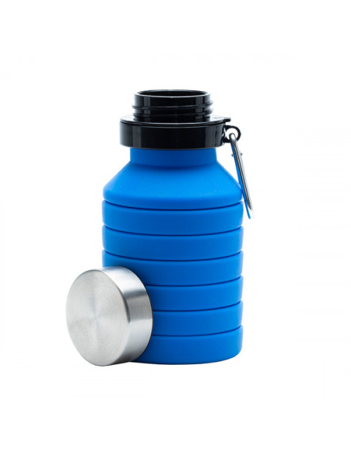 Składany bidon sportowy Makalu 550ml, niebieski