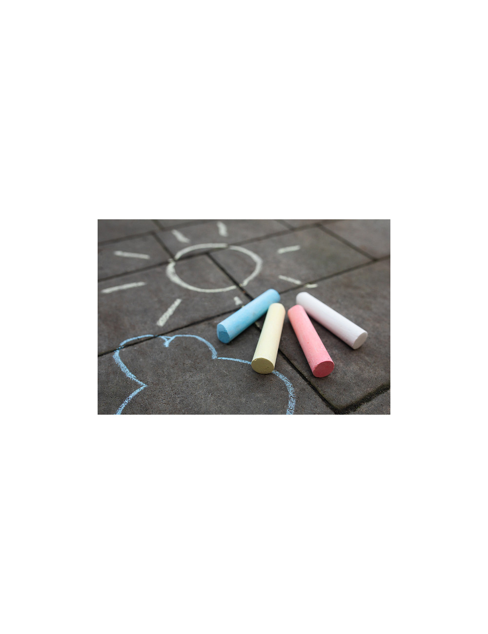 Zestaw kredy Streetart, beżowy 