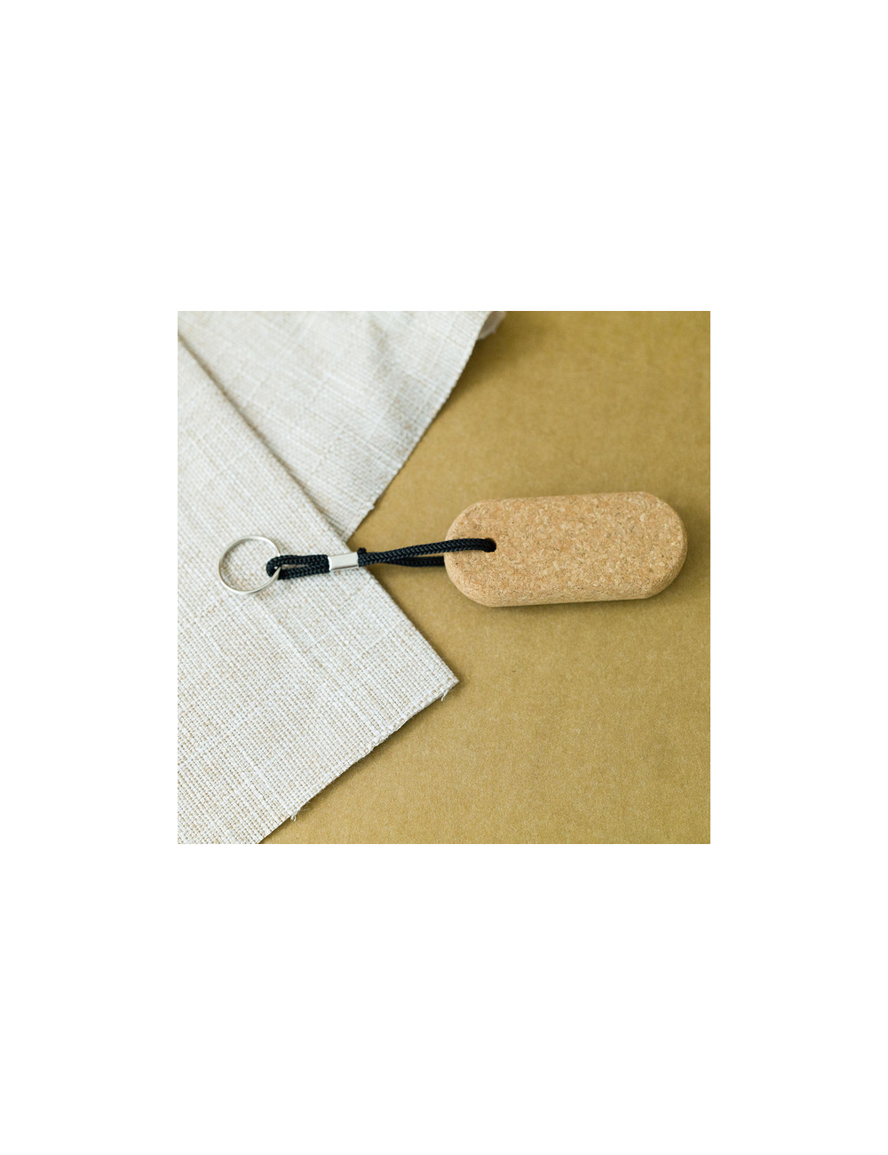 Brelok korkowy Plivat, beżowy 