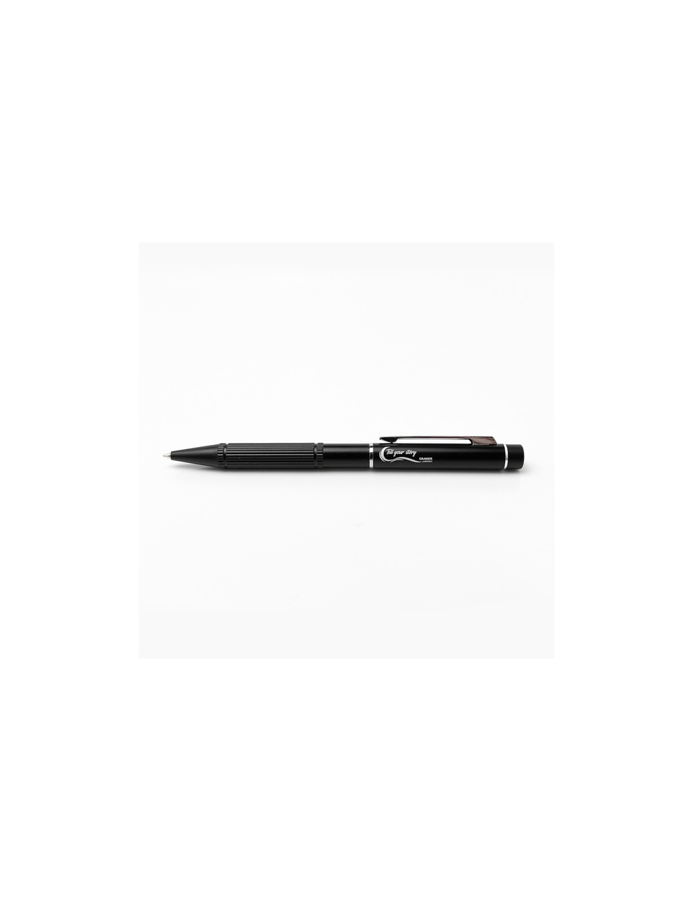 Długopis ze wskaźnikiem laserowym Stellar, czarny 