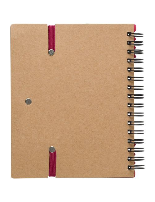 Zestaw do notatek, notatnik, długopis, linijka, karteczki samoprzylepne