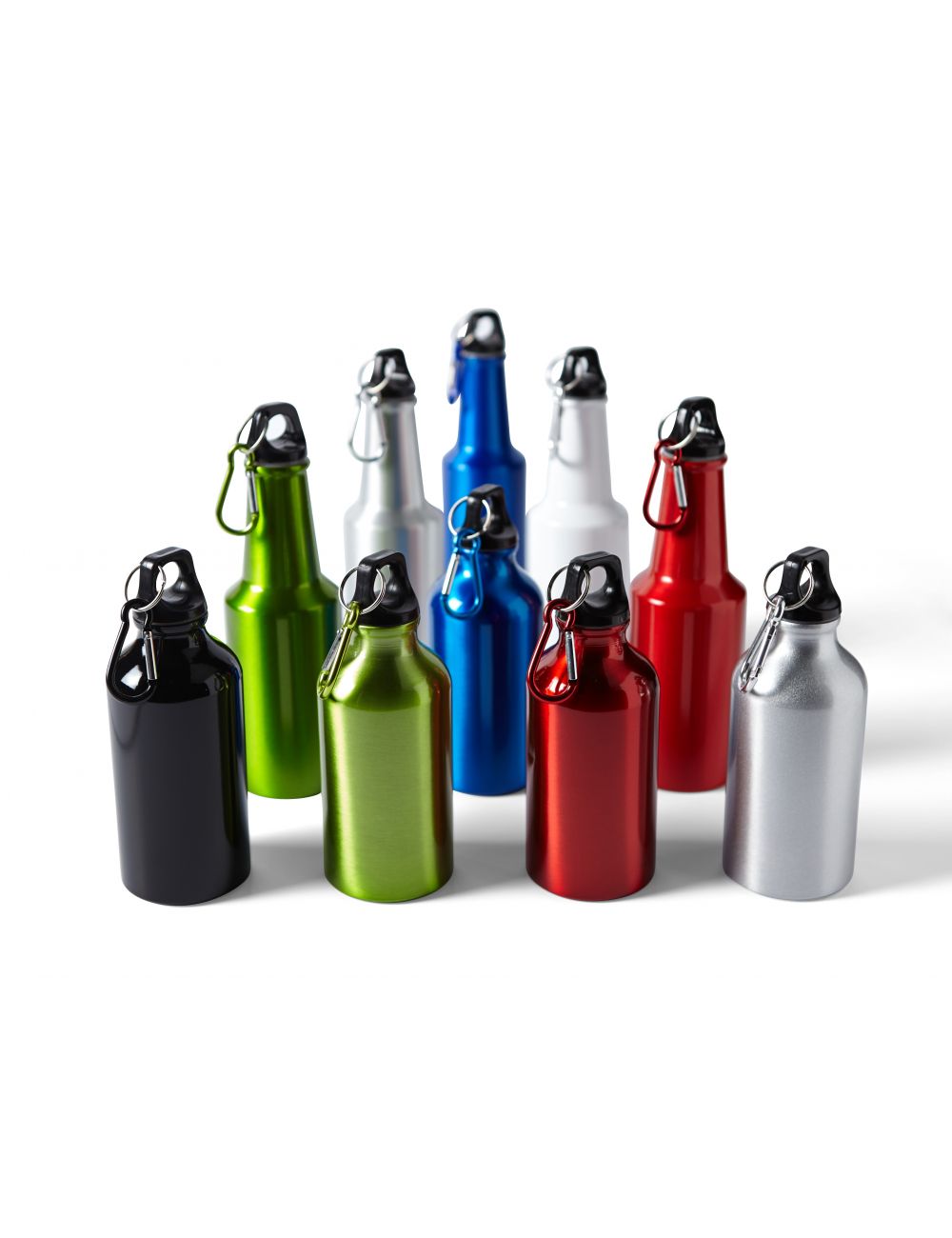 Butelka sportowa 400 ml z karabińczykiem