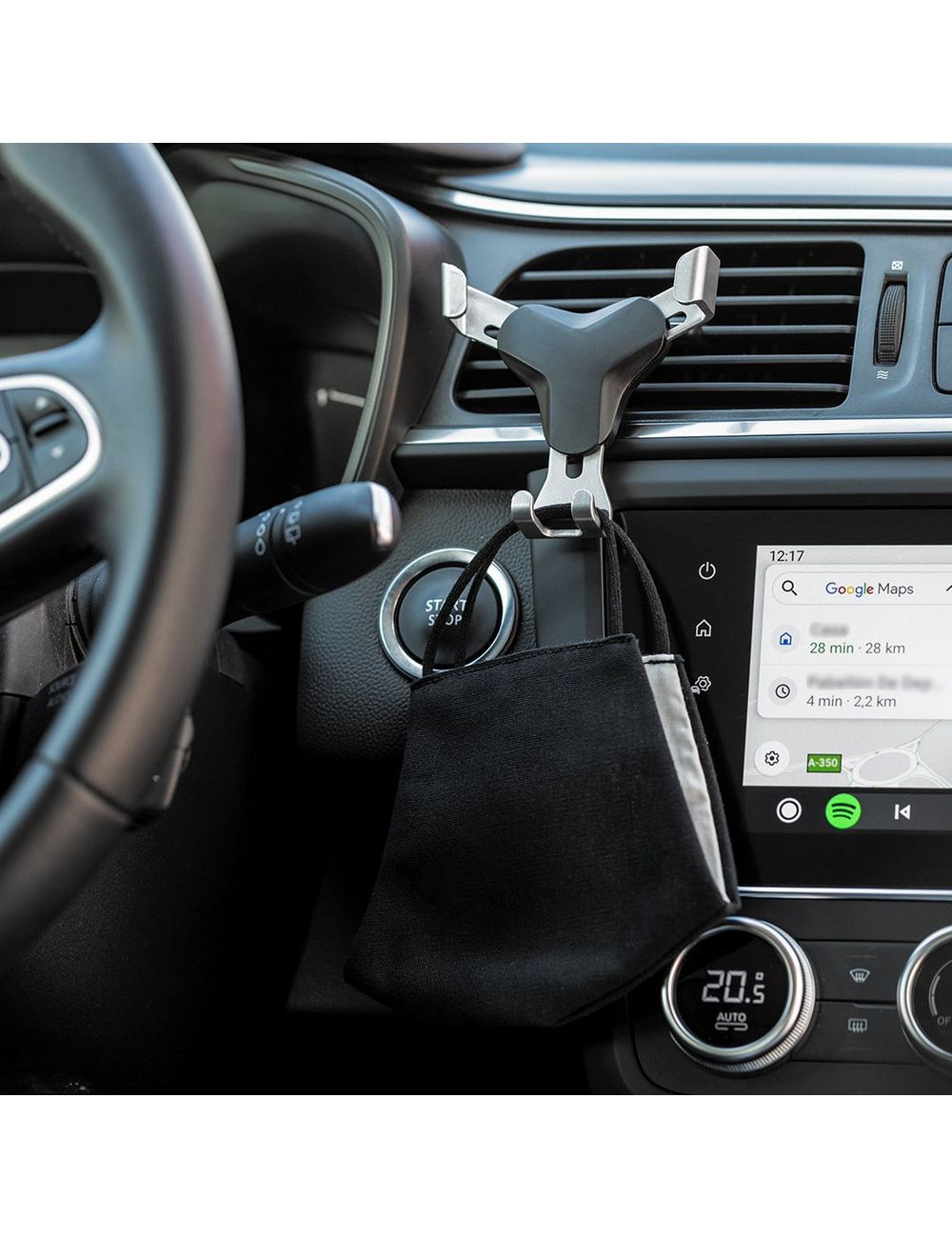 Regulowany samochodowy uchwyt do telefonu