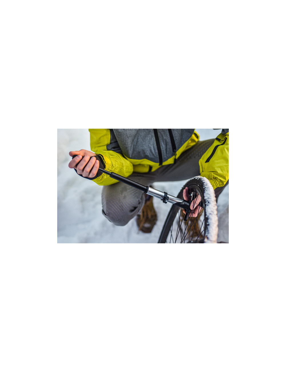 Pompka do roweru, czarny