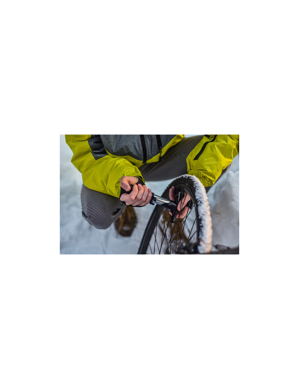 Pompka do roweru, czarny