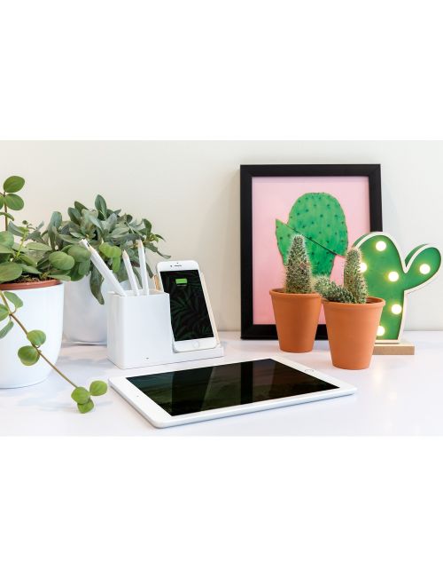 Ładowarka bezprzewodowa 5W, organizer na biurko Ontario