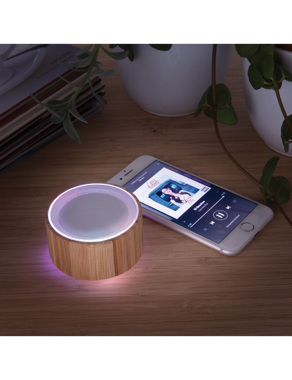 Bambusowy głośnik bezprzewodowy 3W
