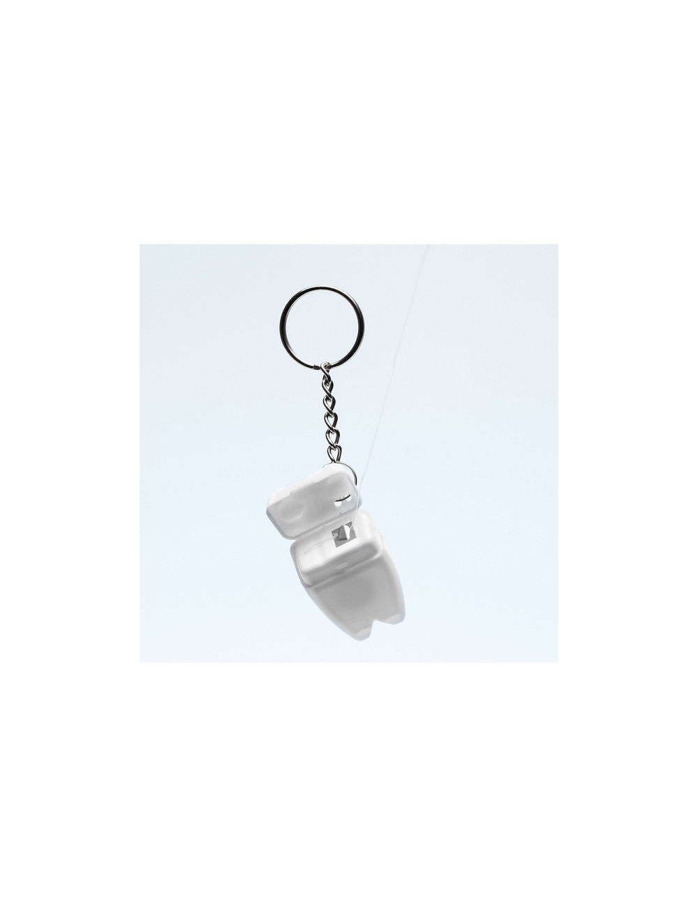 Brelok Toothy z nicią dentystyczną, biały 