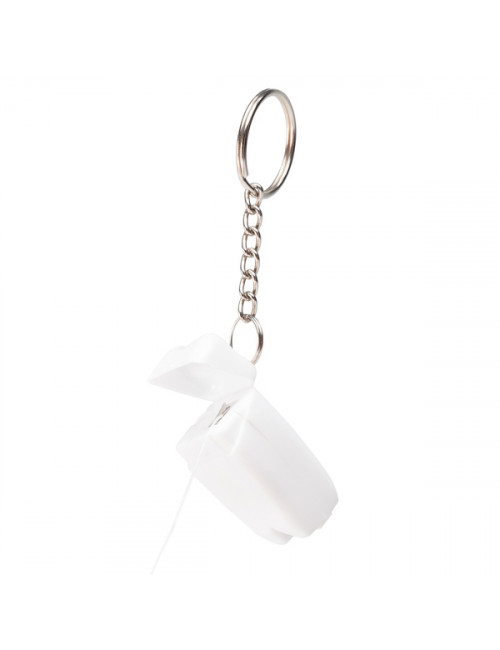 Brelok Toothy z nicią dentystyczną, biały 