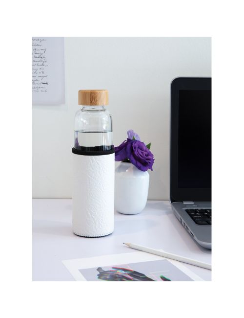 Szklana butelka 550 ml w pokrowcu