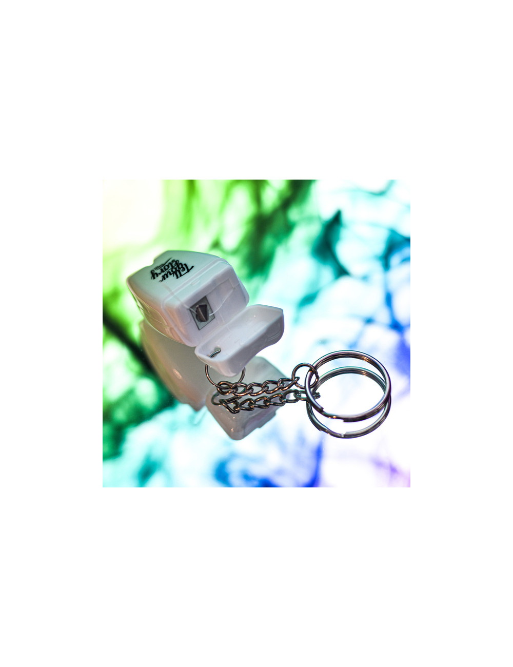 Brelok Toothy z nicią dentystyczną, biały 