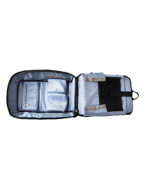 Plecak usztywniany na laptop Indio, grafitowy 