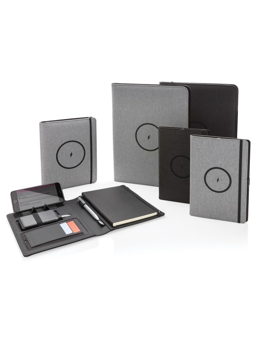 Teczka konferencyjna, power bank 5000 mAh