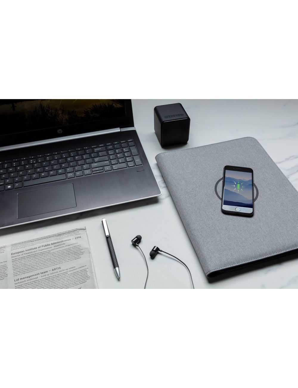 Teczka konferencyjna, power bank 5000 mAh