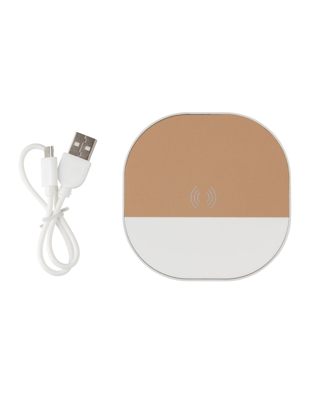 Ładowarka bezprzewodowa 5W Aria, zegar cyfrowy