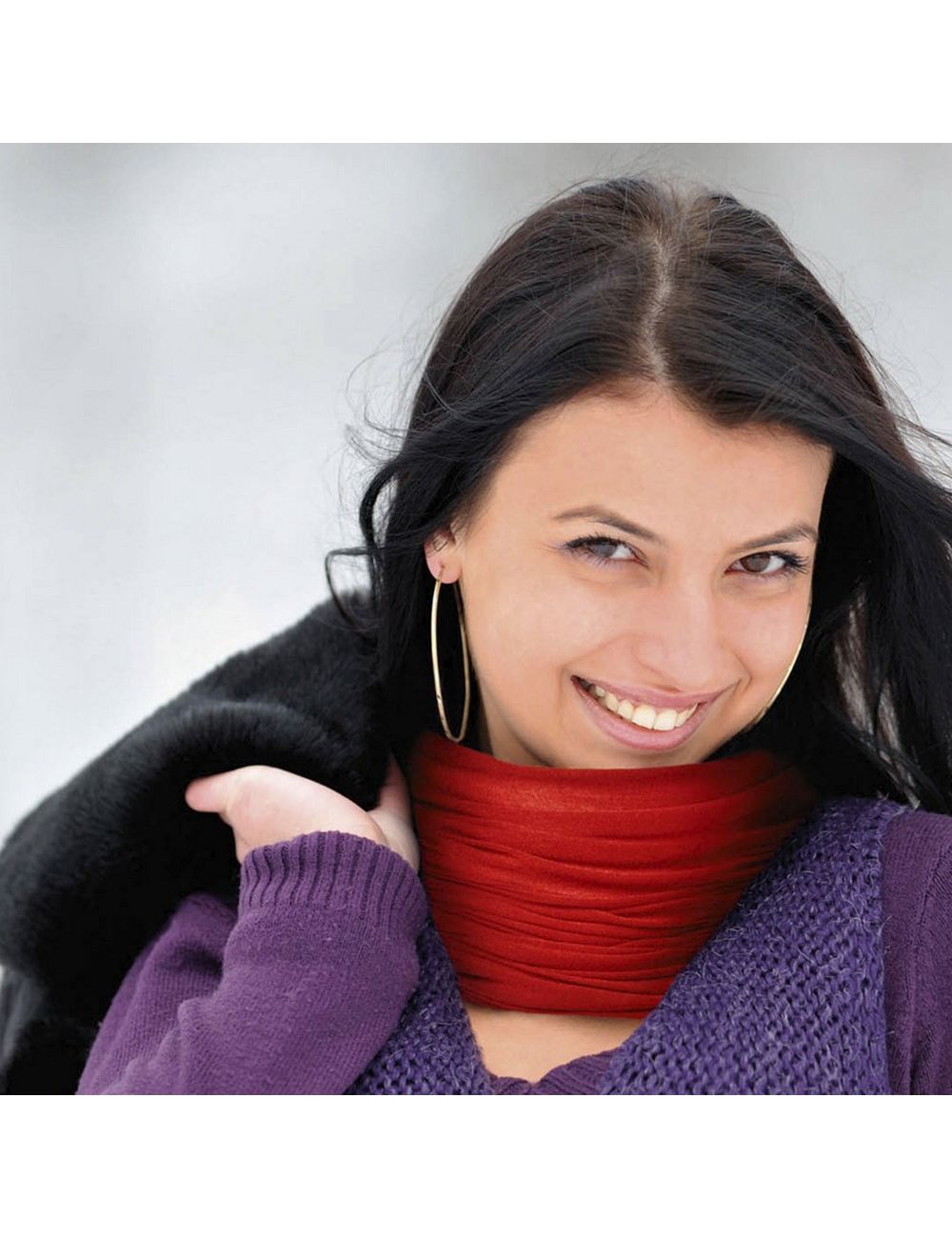 Osłona na twarz i szyję, komin