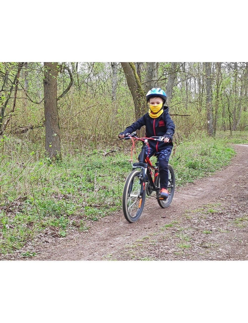 Osłona na twarz i szyję, komin, rozmiar dziecięcy